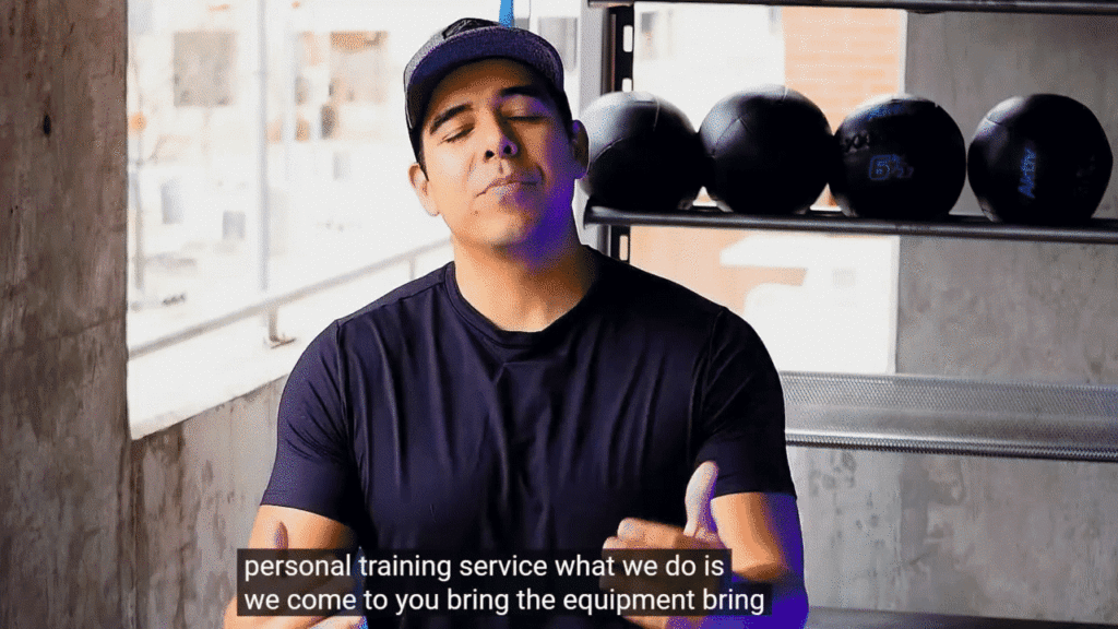 GIF of Danny Trejo explaining fitness