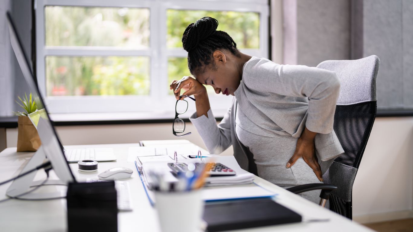 back pain relief for busy executive women