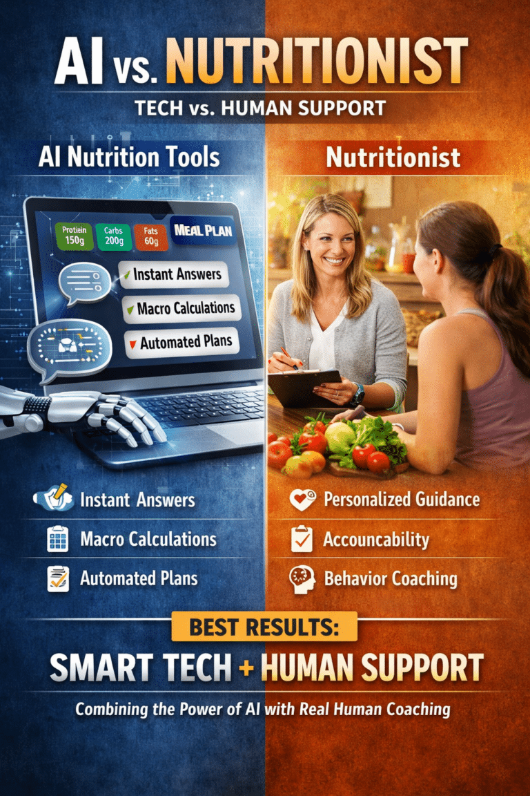AI vs. Hiring a Nutritionist: What Actually Gets Results?